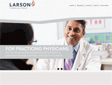 Tablet Screenshot of larsonfinancial.com